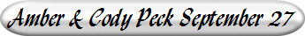 Amber & Cody Peck September 27